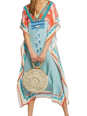 Women's Swimsuit Cover-Up Caftan Sz Medium